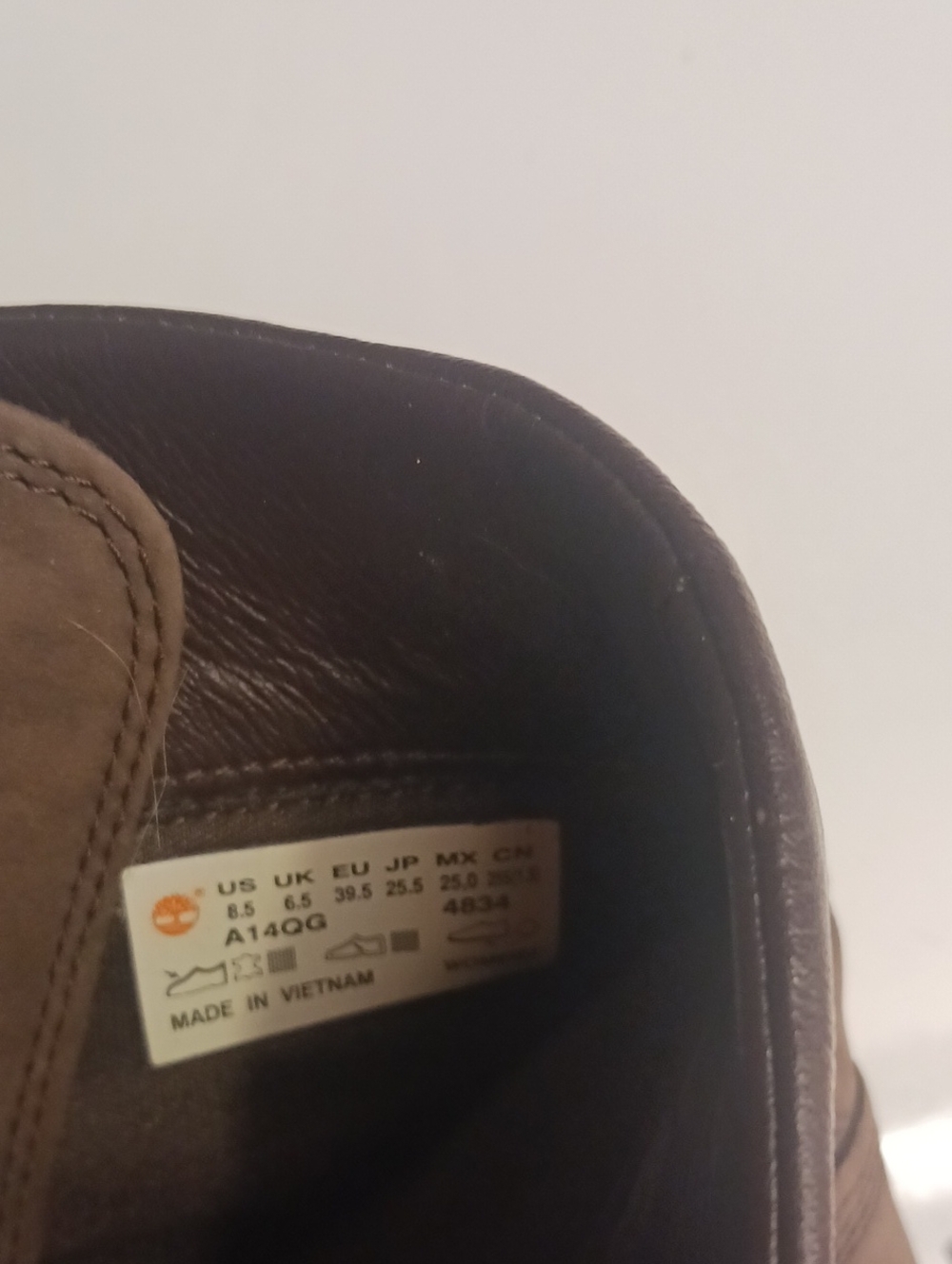 Timberland Women's Brown Lace-Up Chunky Heel Boots - Picture 6 of 7